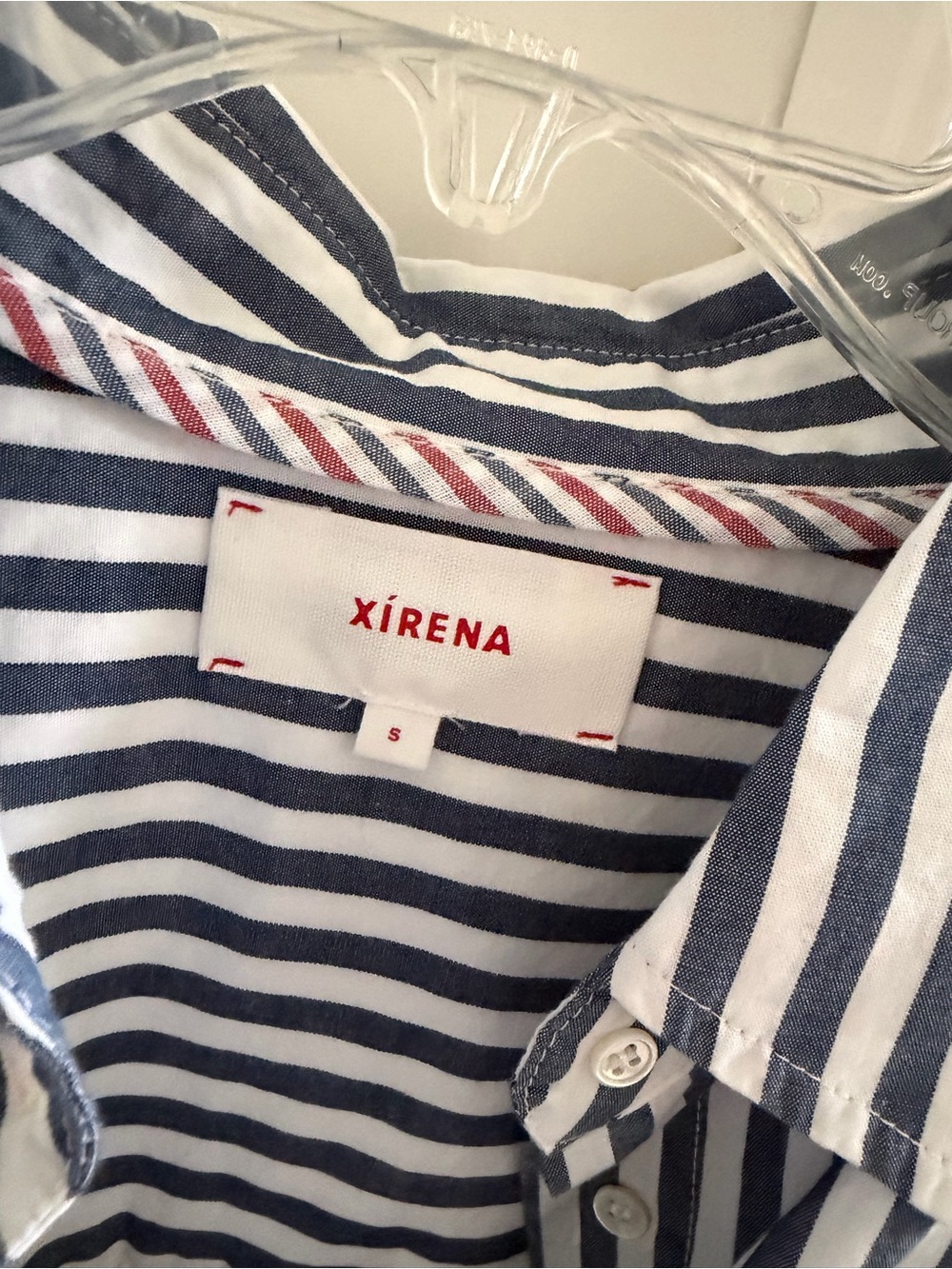 XiRENA Navy and White Striped Teddy Shirt - Picture 6 of 8